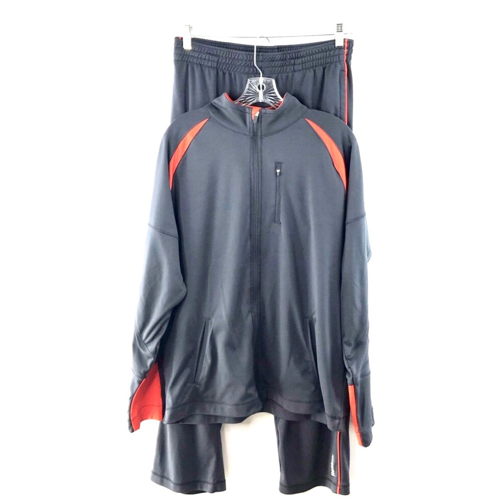 Reebok Men's 2-Piece Track Suit Top L Bottom M